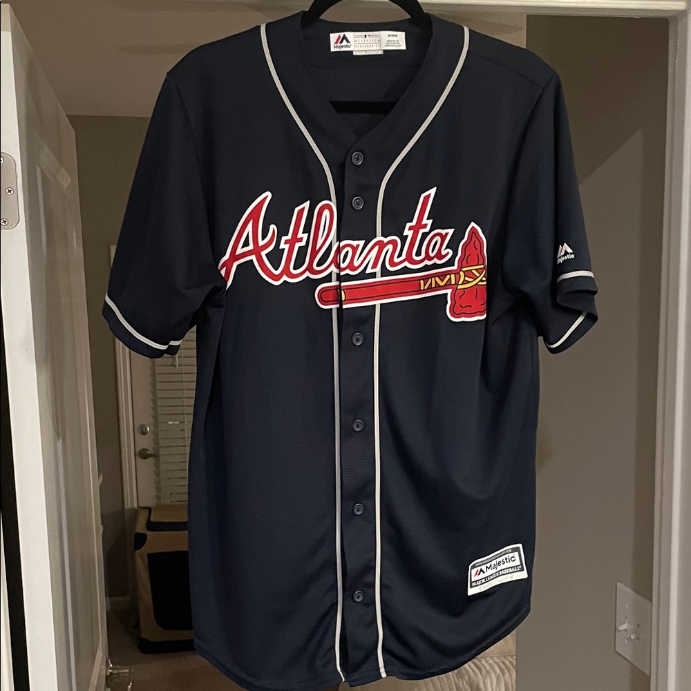 Majestic Atlanta Braves Acuña Jersey